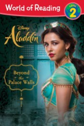 The book cover for "Aladdin: Beyond the Palace Walls," which shows Princess Jasmine